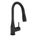 Symmons Sereno Single-Handle Pull-Down Sprayer Kitchen Faucet in Black | 15.5 H x 10.25 W x 10 D in | Wayfair SK2302MBPD