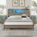 17 Stories Kanwara Metal Platform Bed Metal | 47.2 H x 60.2 W x 89.2 D in | Wayfair B3BEF5E697C44AA486B6EB3B9CDD4644