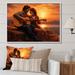 Winston Porter Romantic Couple Playing Guitar At Sunset On Canvas Print Metal | 16 H x 32 W x 1 D in | Wayfair 1EBE34F71B10403D86A5D722E44E244A