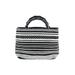 Tianni Handbags Satchel: Black Stripes Bags