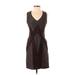 Vince Camuto Casual Dress: Brown Dresses - Women's Size 2