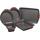 Rachael Ray 5 Piece Nonstick Bakeware Set, Gray with Red Grips