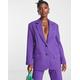 ASOS DESIGN extreme oversized suit blazer in purple