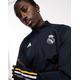 adidas Football Real Madrid track top in black