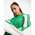 adidas Originals Adicolor track top in green