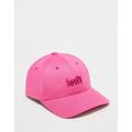 Levi's cap in bright pink with small logo