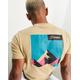 Berghaus Dolomites t-shirt with back mountain print in sand-Neutral