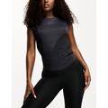 Nike Running Run Division Dri-Fit pattern short sleeve t-shirt in black