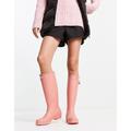 Hunter original tall wellington boots in pink