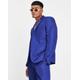 ASOS DESIGN slim fit suit jacket in electric blue