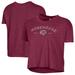 Women's Alternative Apparel Maroon Morehouse Tigers Retro Jersey Headliner Cropped T-Shirt