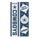 Dallas Cowboys 47" Double Sided Christmas Leaner Fan Sign