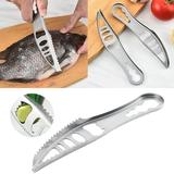 Kitchen Gadgets Fish Scale Stainless Steel Fish Scale Scraper Peeler Peeler Peeler Seafood Fish Scale Peeling Exfoliating Fish Brush Kitchen Accessories Kitchen Organization