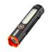 NEBO Mini Larry Compact 500 Lumen Rechargeable Waterproof Flashlight with COB Work Light Clip Magnetic Base