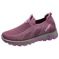 nsendm Female Shoes Adult Casual Winter Shoes for Women Shoes Tennis Breathable Fashion Sport Shoes Womens Casual Shoes Wide Width Purple 7