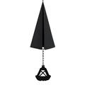 Gasue Clearance Home Decor Geometric Bell Outdoor Courtyard Decoration Pendant Creative Wind Bell Black