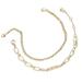 WEAR by Erin Andrews x Baublebar Gold New York Jets Linear Bracelet Set