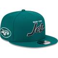 Men's New Era Green York Jets Main Script 9FIFTY Snapback Hat