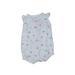 Carter's Short Sleeve Outfit: Gray Tops - Kids Girl's Size 3