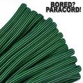 Bored Paracord Brand 550 lb Type III Paracord - Neon Green with Black Stripes 10 Feet