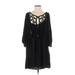 By Malene Birger Casual Dress - Shift: Black Solid Dresses - Women's Size Small