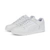 Sneaker PUMA "RBD GAME LOW", Gr. 40, weiß (puma weiß, puma weiß, puma team gold), Leder, Synthetik, sportlich, Schuhe