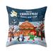 Dtydtpe Fall Pillow Covers Christmas Pillowcase Christmas Decoration Interior Atmosphere Pillowcase