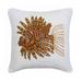 Pillow Sham Covers Decorative Orange 26 x26 (65x65 cm) Pillow Covers Linen Beaded Fish Throw Pillow Covers Sea Creatures Pattern Beach Style Style - Koi Carp