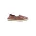 Aldo Flats: Espadrille Platform Casual Brown Solid Shoes - Women's Size 8 - Almond Toe