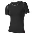 Löffler Damen Unterhemd Shirt Transtex Warm Ka, schwarz, 44