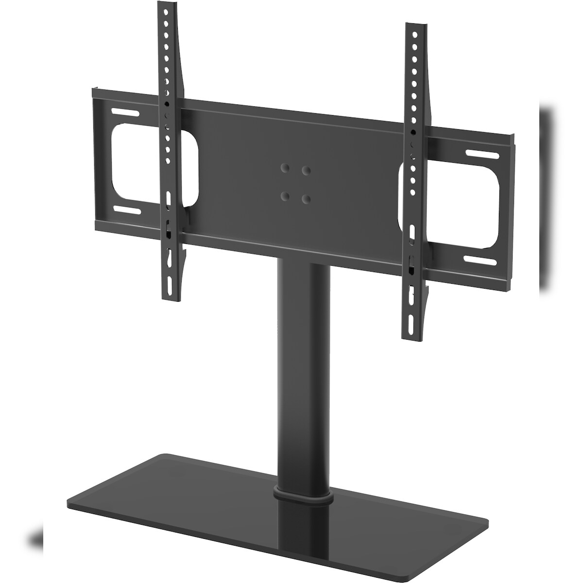 Ebuy24 B-TTS 600 Fernsehtisch mit Glasfuss Schwarz. Image