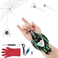 Spider Web Shooter, Spider Web Shooter Toys for Men and Kids, Electric Reel-in Web Shooters String Launcher Wrist Toy, 9.8ft Range, Superhero Role Play Costume Props Cool Gadgets for Boys Girls