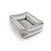 The House of Scalamandre Polyester Dog Sofa Polyester in Gray | 7 H x 26 W x 12 D in | Wayfair SC 0003BVSDOGBED