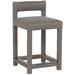 Vanguard Furniture Thom Filicia 25.5" Counter Stool Wood/Upholstered in Blue/Brown | 33.5 H x 19 W x 19.5 D in | Wayfair 9054-CS_551109_Havana
