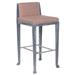 Vanguard Furniture Thom Filicia 31.5" Stool Wood/Upholstered in Gray/Brown | 40.5 H x 19.5 W x 20.5 D in | Wayfair 9075-BS_154405_DoveGray