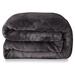 Mercer41 Gaza Fleece Luxury Soft Plush Blanket Polyester in Gray/Black/Brown | 31.49 H x 23.62 W in | Wayfair 27022A81C35847BEB99BFBD6B763B1A4