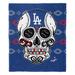 The Northwest Group Los Angeles Dodgers 50" x 60" Candy Skull Silk Touch Throw Blanket