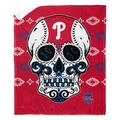 The Northwest Group Philadelphia Phillies 50" x 60" Candy Skull Silk Touch Sherpa Throw Blanket