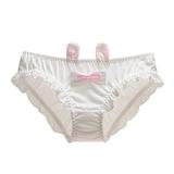 Akiihool Womens Panties Women s Period Underwear High Waisted Postpartum Maternity Panties (White L)