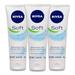 Nivea Soft Refreshingly Soft Moisturizing Cream Body Cream Face Cream And Hand Cream 3 Pack Of 2.6 Oz Tubes