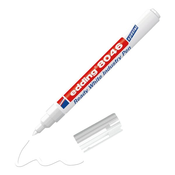 Edding Spezial Permanent-Marker »Ready White Industrial Pen 8046« weiß