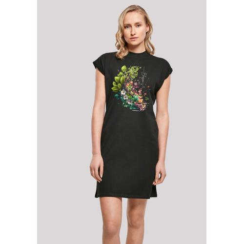 „Shirtkleid F4NT4STIC „“Blüten Baum Kleid““ Gr. 5XL, schwarz Damen Kleider Freizeitkleider Print“