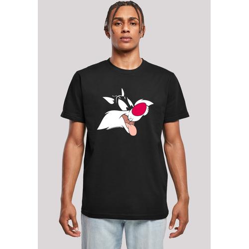 „T-Shirt F4NT4STIC „“T-Shirt ‚Looney Tunes Sylvester'““ Gr. 5XL, schwarz Herren Shirts T-Shirts Herren,Premium Merch,Regular-Fit,Basic,Bedruckt“