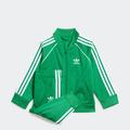 Trainingsanzug ADIDAS ORIGINALS "ADICOLOR SST" Gr. 68, grün (green) Kinder Sportanzüge Jogginganzüge