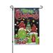 Christmas Garden Flag Merry Christmas Gnomes Burlap Yard Flags Red Truck with Xmas Tree Snowman Winter Welcome Holiday Lawn Signs