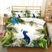 Peacock Printed Vintage Home Textiles Bedding Cover Set 2/3 Pcs Home Textiles Duvet Covers Twin (68 x86 )