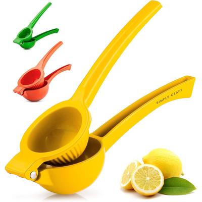 Zulay Kitchen Handheld Lemon Squeezer and Single Bowl Citrus Juicer