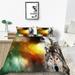 3D Wolf Printed Duvet Cover Set Highend Home Textiles Bedding Cover Set with Pillowcase California King(98 x104 )