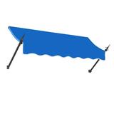 Awntech 5.375 ft New Orleans Fixed Awning Acrylic Fabric Bright Blue