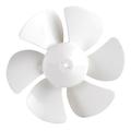 TRINGKY RV Vent Fan Blade White 6 8 10 12 Replacement Fan Blade Round Bore RV Fan Blades for Bathroom Roof Vent Range Hood